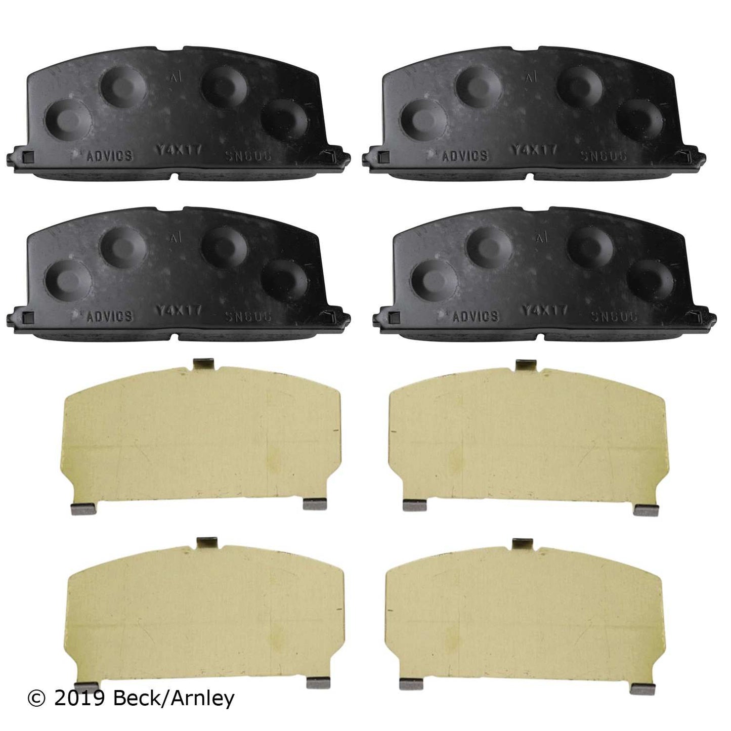 Beck/Arnley Disc Brake Pad Set 089-1220