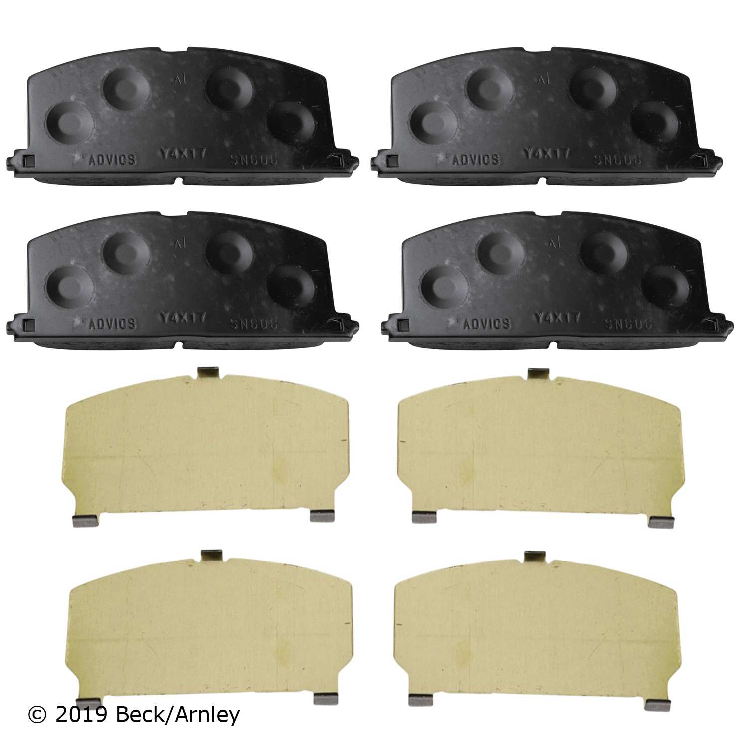 Beck/Arnley Disc Brake Pad Set 089-1220