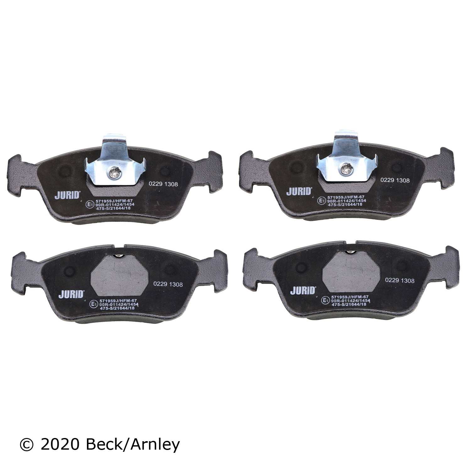 Beck/Arnley Disc Brake Pad Set 089-1484
