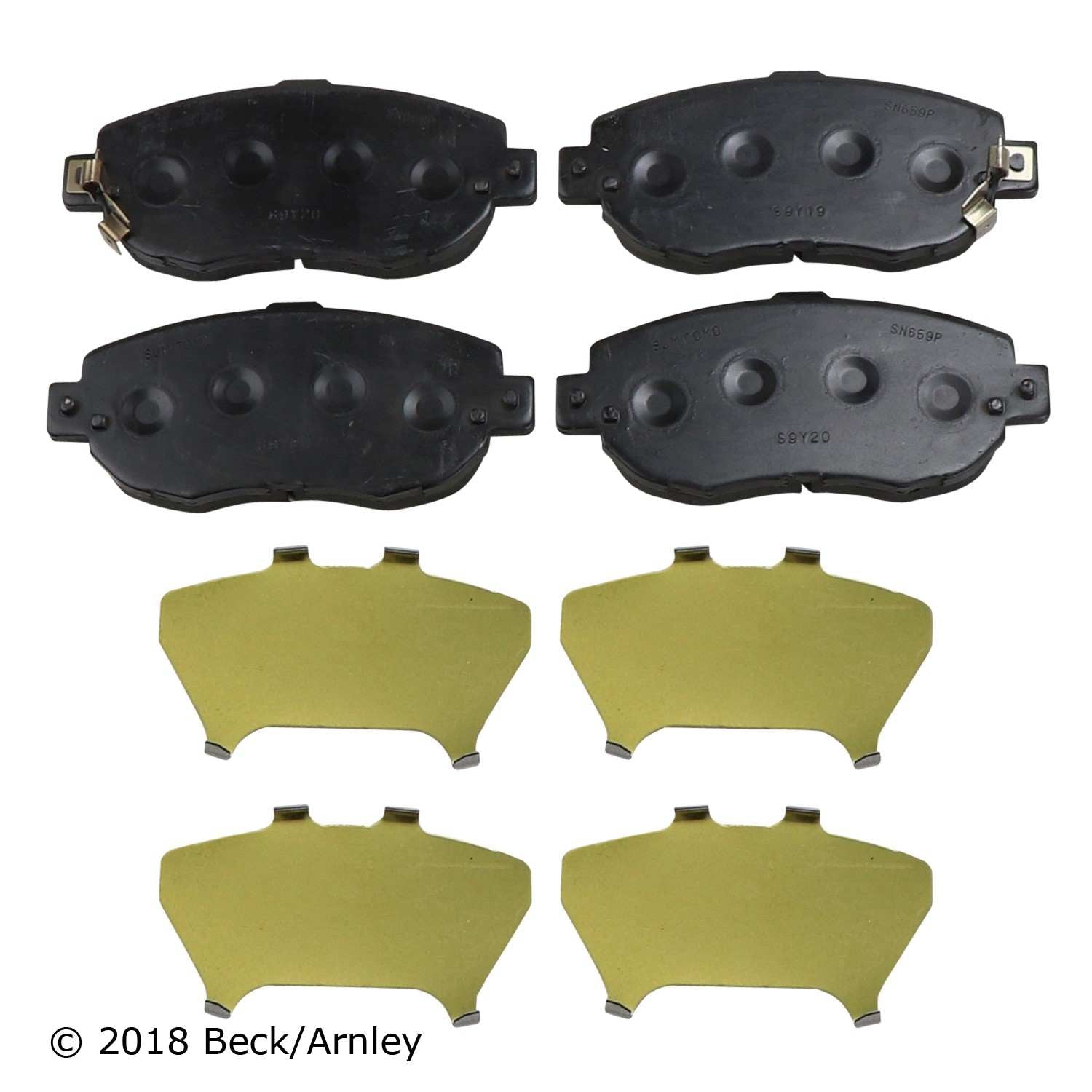 Beck/Arnley Disc Brake Pad Set 089-1506