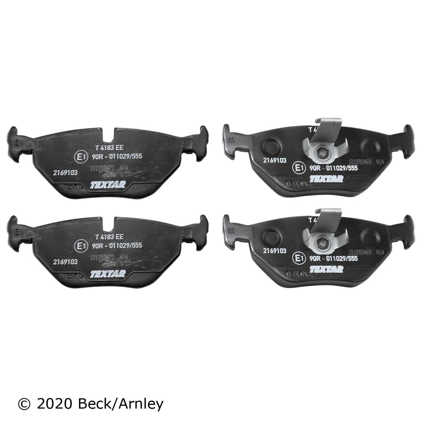 Beck/Arnley Disc Brake Pad Set 089-1552