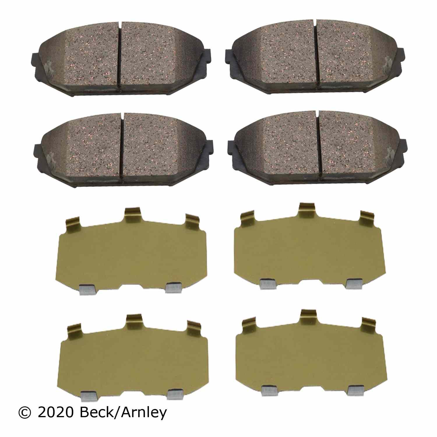 Beck/Arnley Disc Brake Pad Set 089-1605