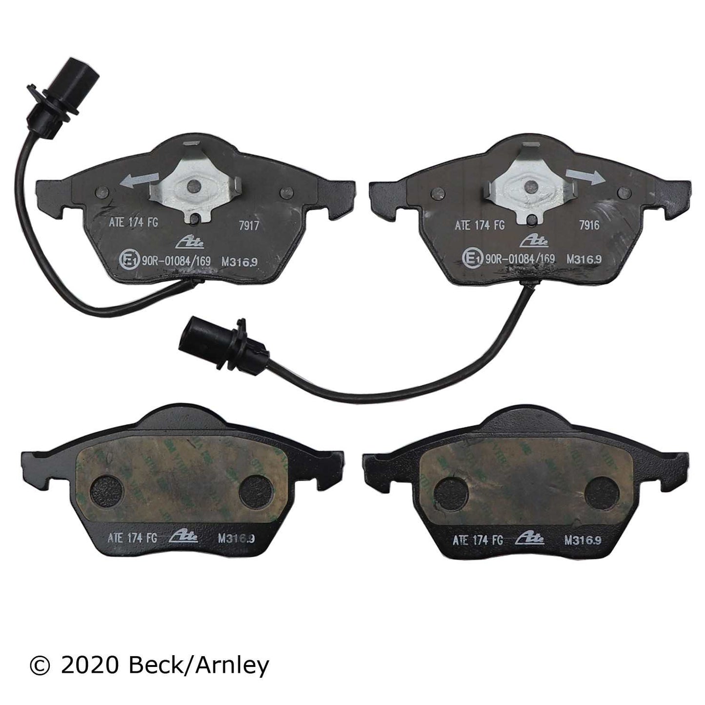 Beck/Arnley Disc Brake Pad Set 089-1608