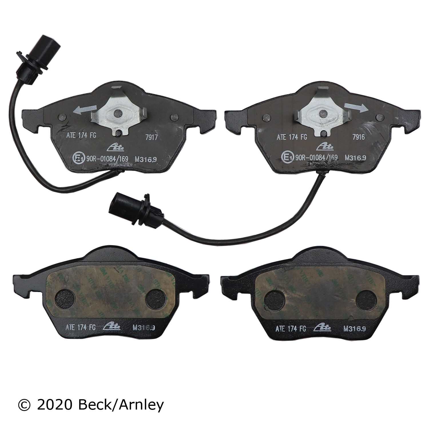 Beck/Arnley Disc Brake Pad Set 089-1608