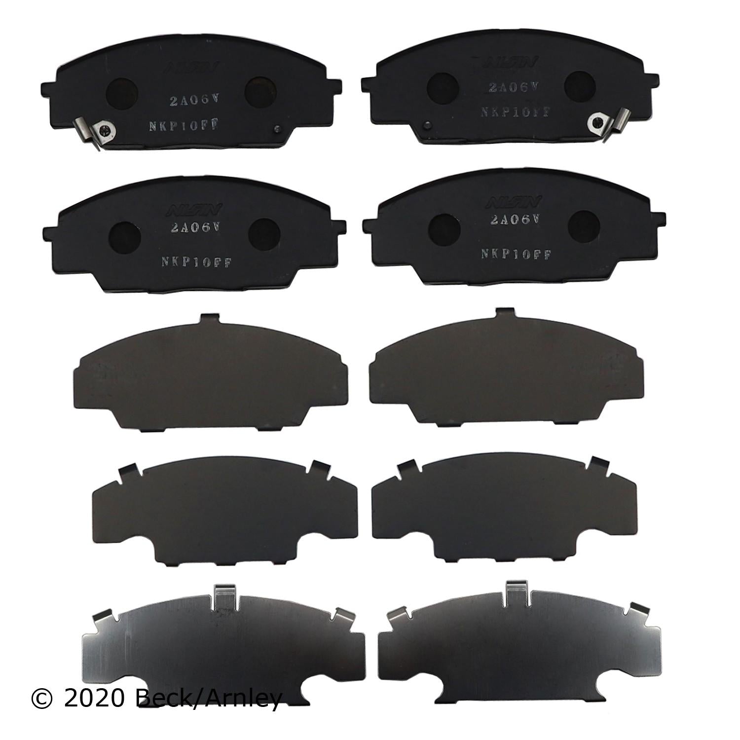 Beck/Arnley Disc Brake Pad Set 089-1639
