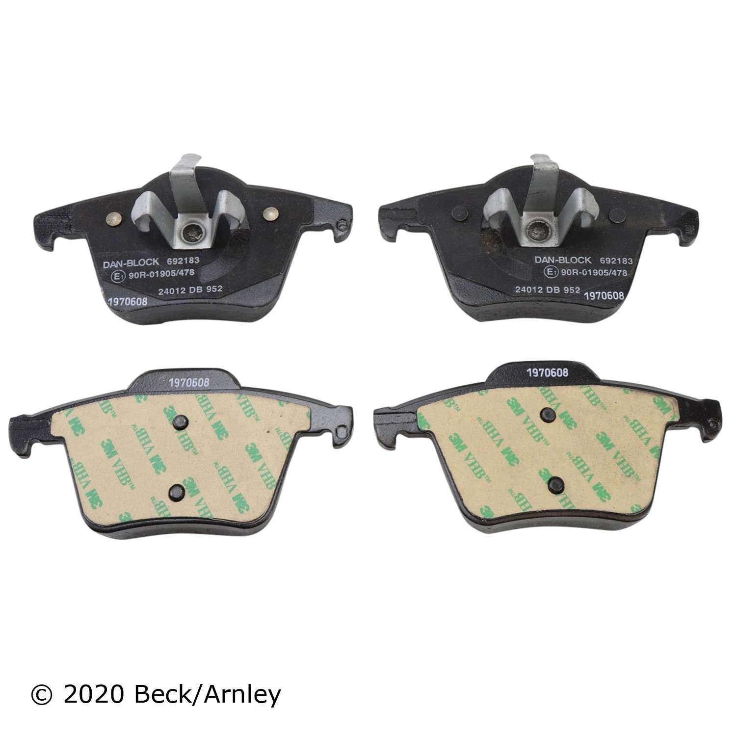 Beck/Arnley Disc Brake Pad Set 089-1781