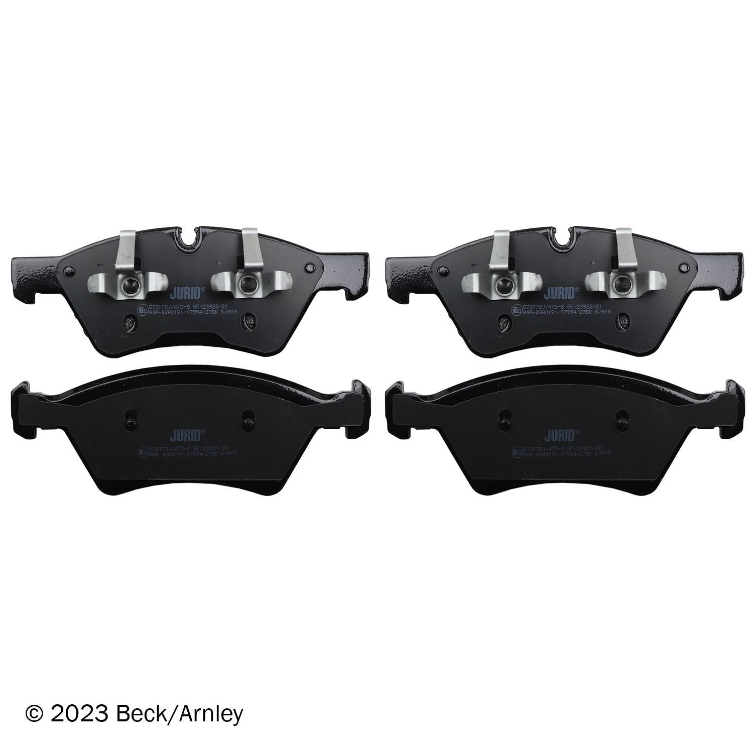 Beck/Arnley Disc Brake Pad Set 089-1844