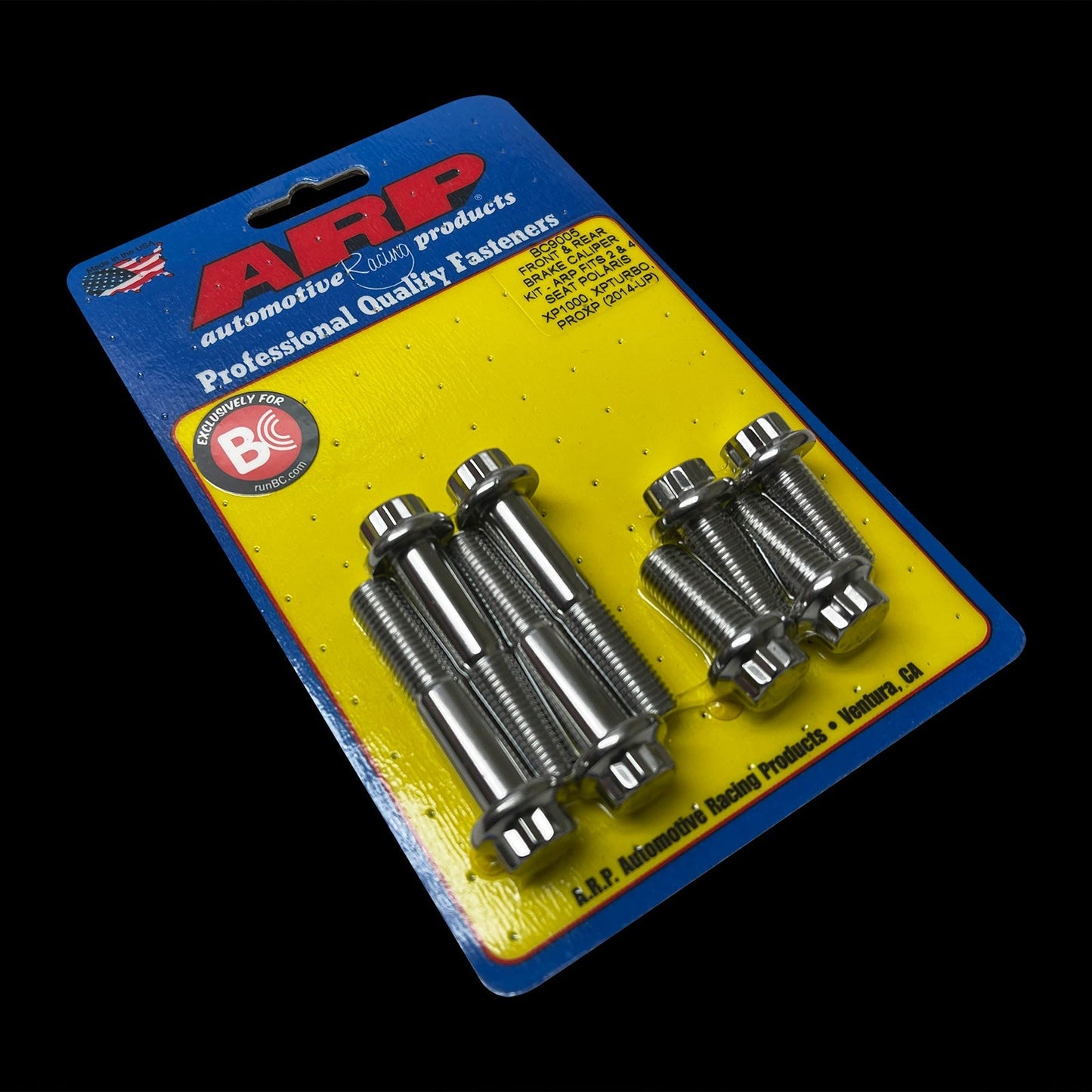 Brian Crower ARP Polaris RZR XP1000, XP Turbo, ProXP Front and Rear Brake Caliper Kit BC9005