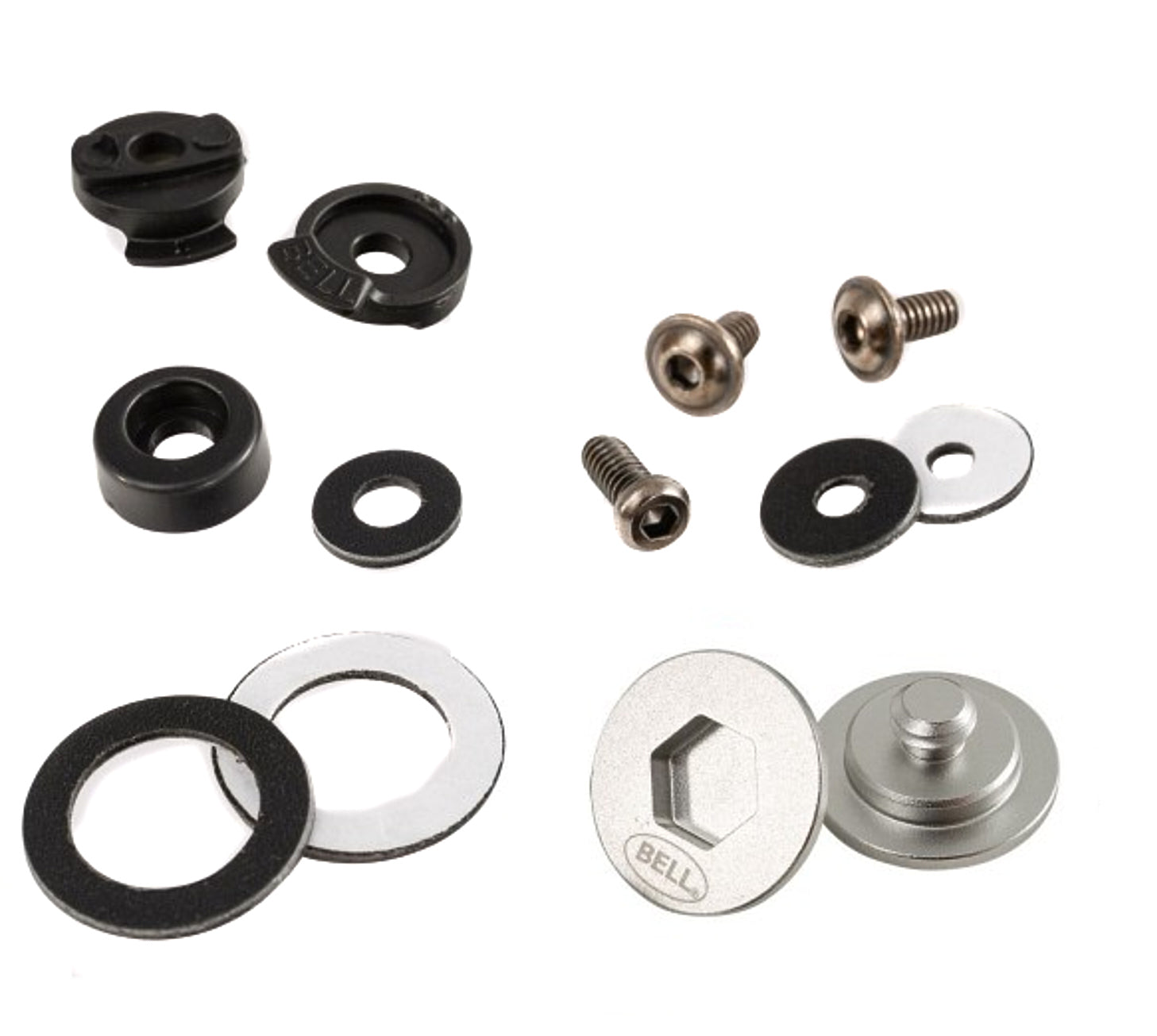 Bell Pivot Kit Silver SE07  Helmets and Accessories Helmet Components main image