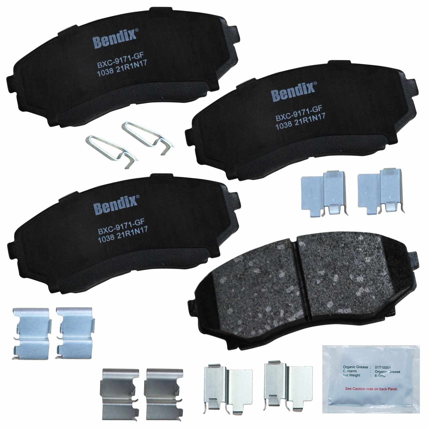 BENDIX PREMIUM COPPER FREE Disc Brake Pad Set CFC1038