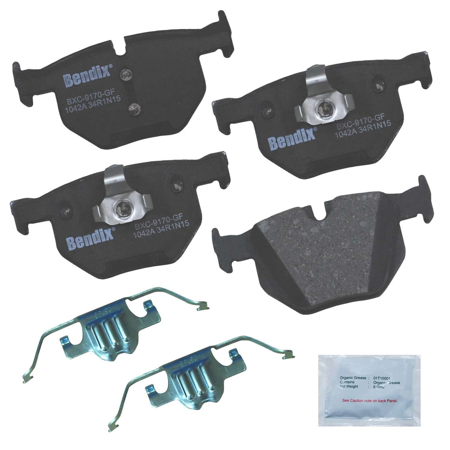 BENDIX PREMIUM COPPER FREE Disc Brake Pad Set CFC1042A