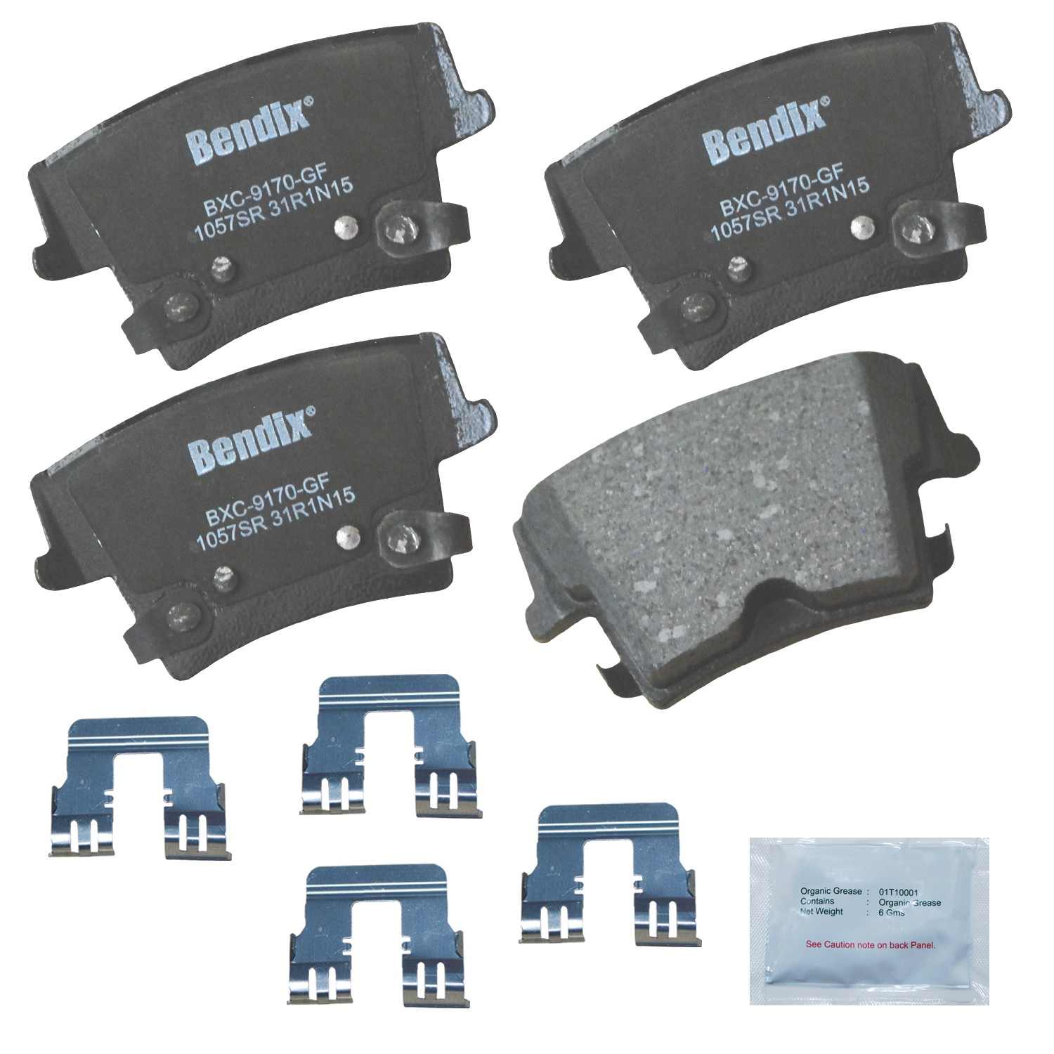 BENDIX PREMIUM COPPER FREE Disc Brake Pad Set CFC1057SR