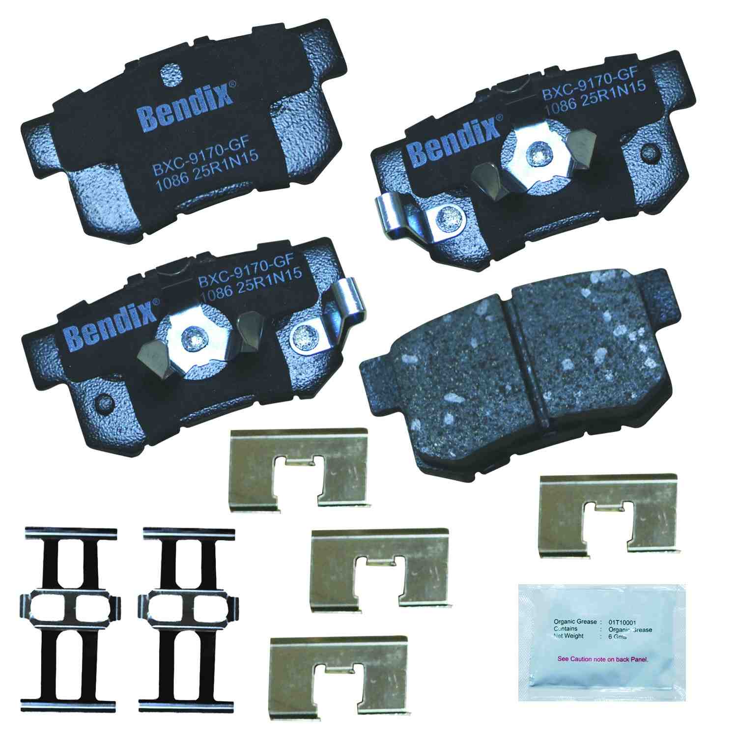 BENDIX PREMIUM COPPER FREE Disc Brake Pad Set CFC1086