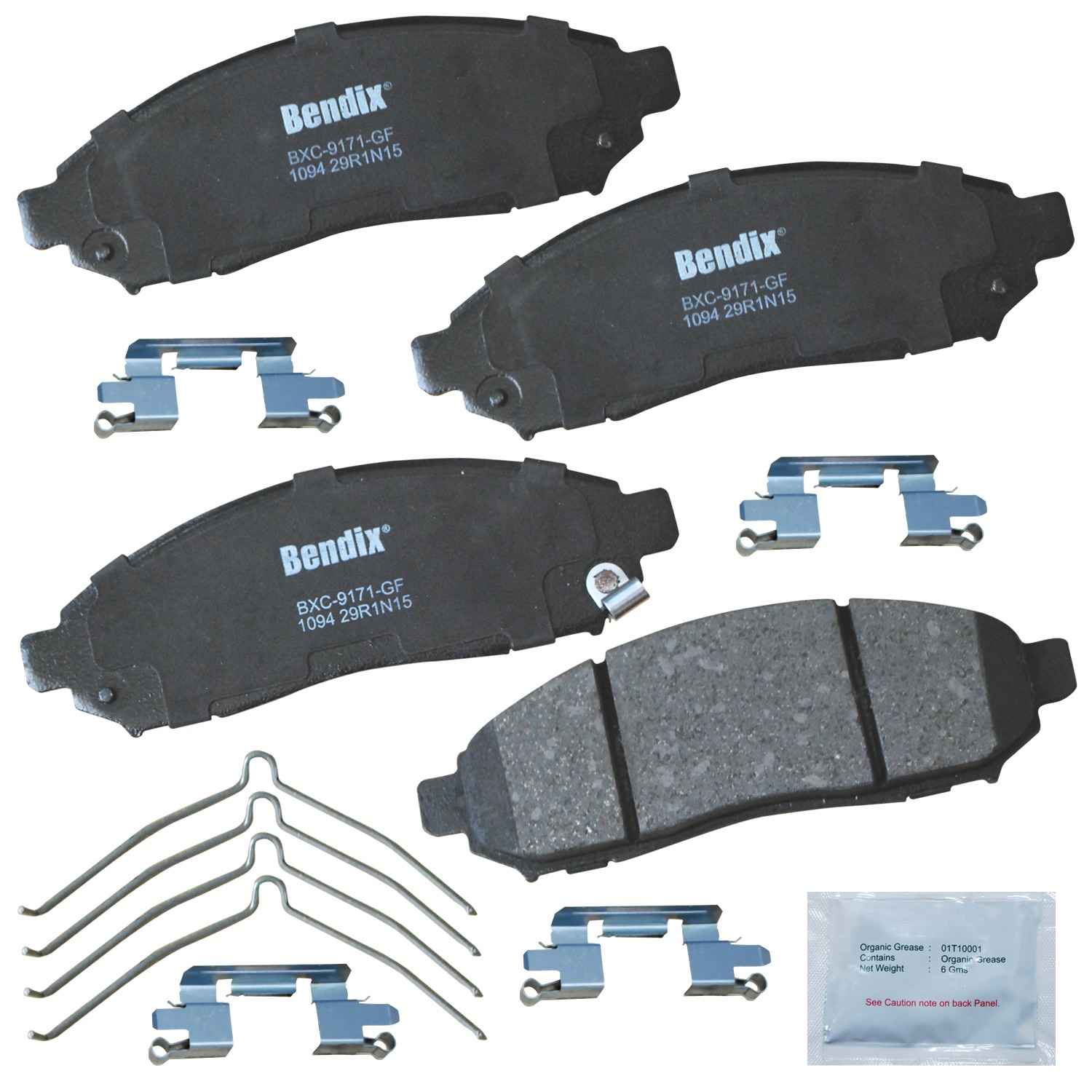 BENDIX PREMIUM COPPER FREE Disc Brake Pad Set CFC1094