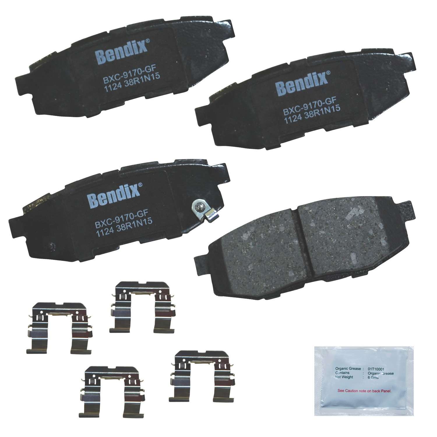 BENDIX PREMIUM COPPER FREE Disc Brake Pad Set CFC1124