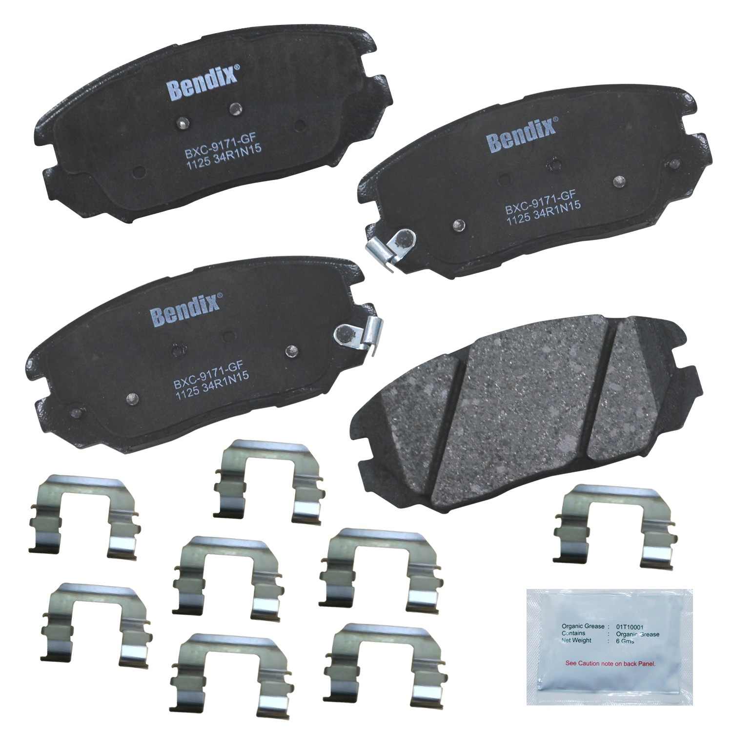 BENDIX PREMIUM COPPER FREE Disc Brake Pad Set CFC1125