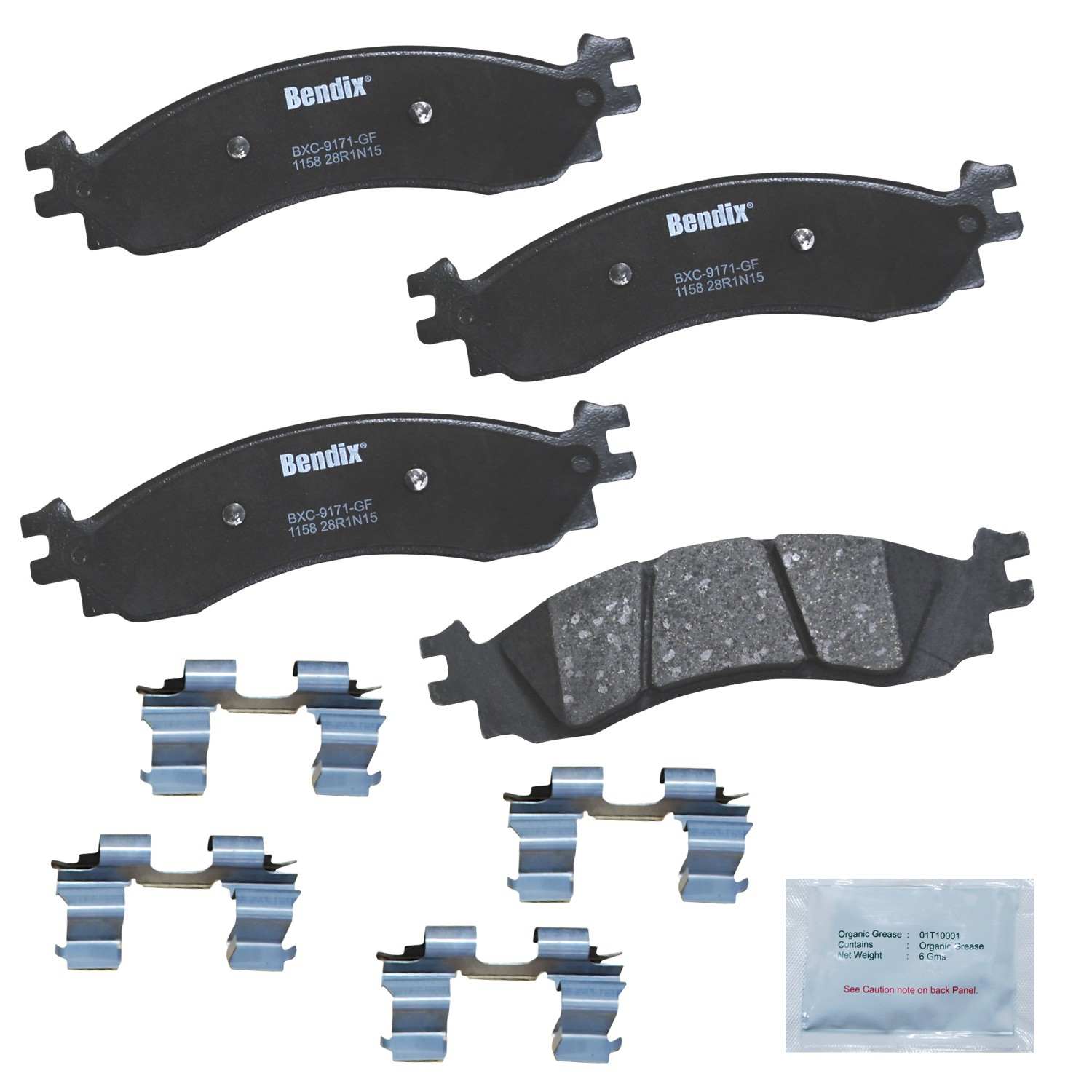 BENDIX PREMIUM COPPER FREE Disc Brake Pad Set CFC1158