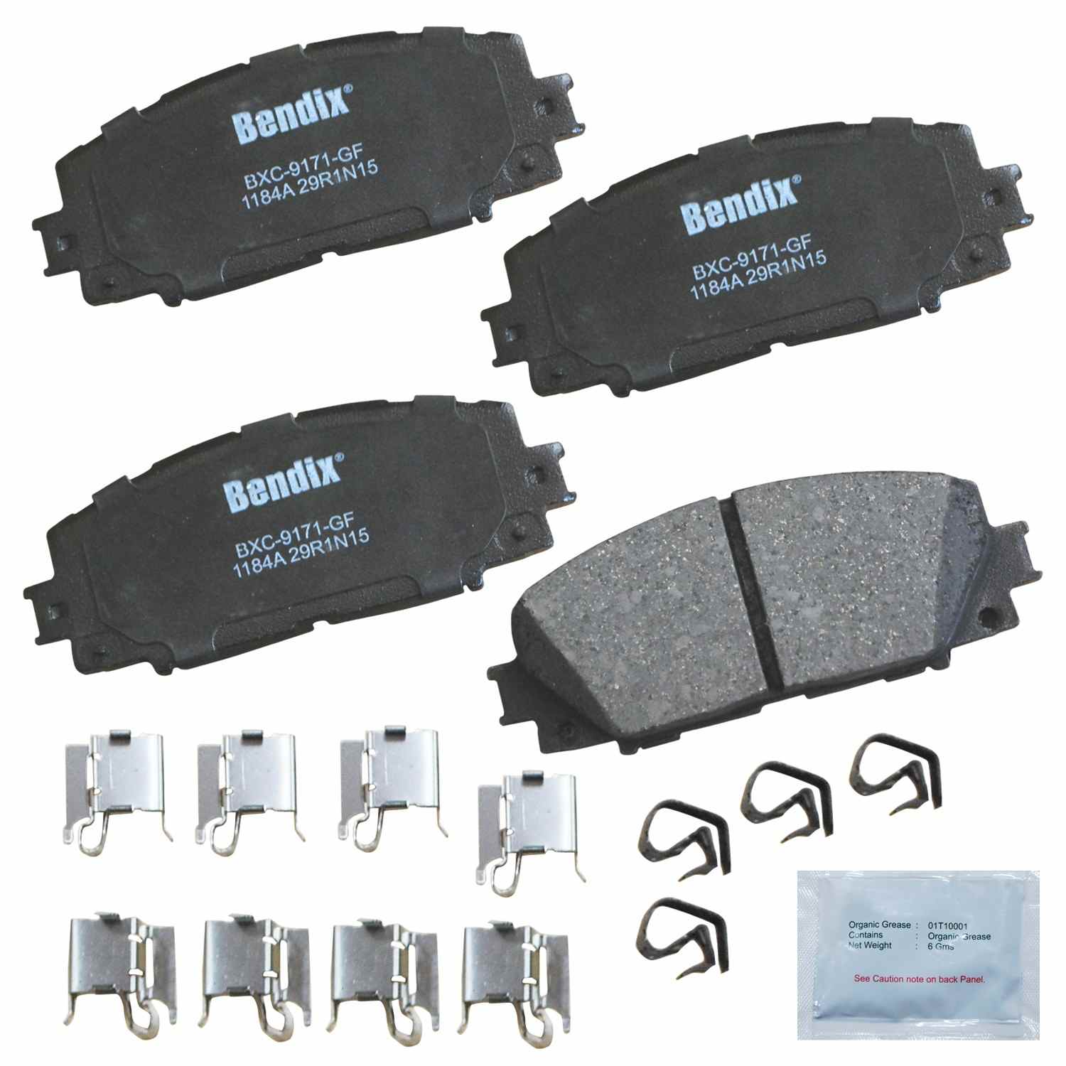 BENDIX PREMIUM COPPER FREE Disc Brake Pad Set CFC1184A