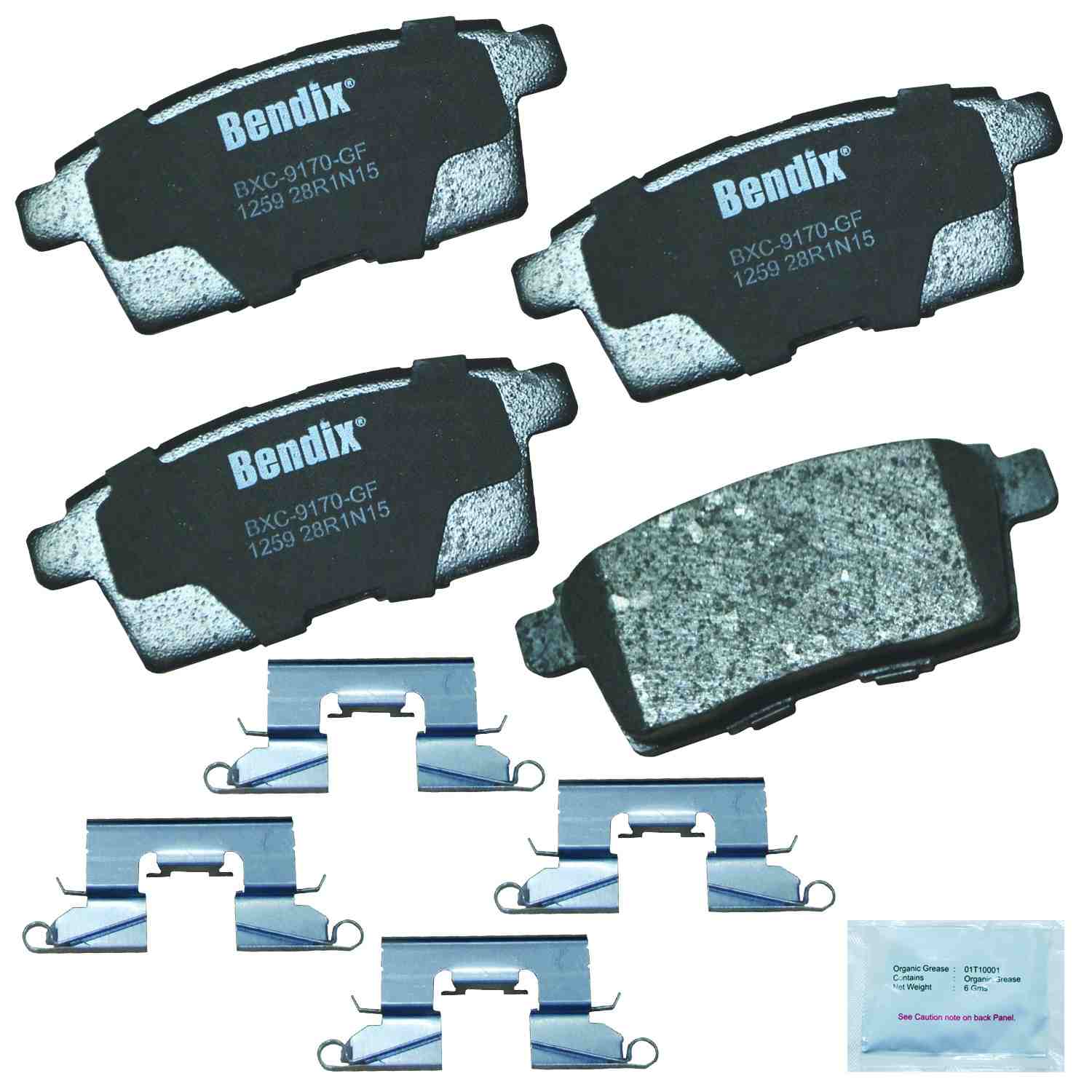 BENDIX PREMIUM COPPER FREE Disc Brake Pad Set CFC1259