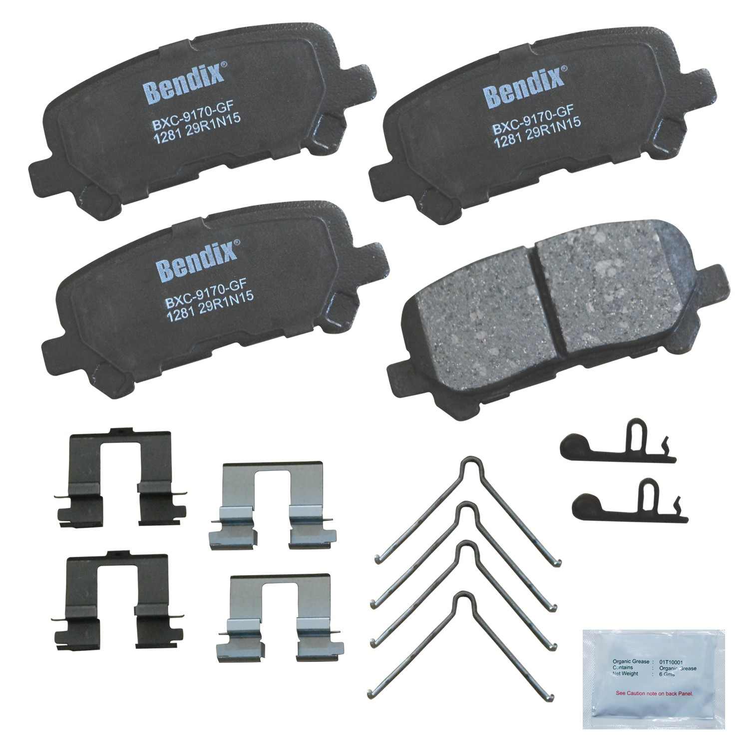 BENDIX PREMIUM COPPER FREE Disc Brake Pad Set CFC1281