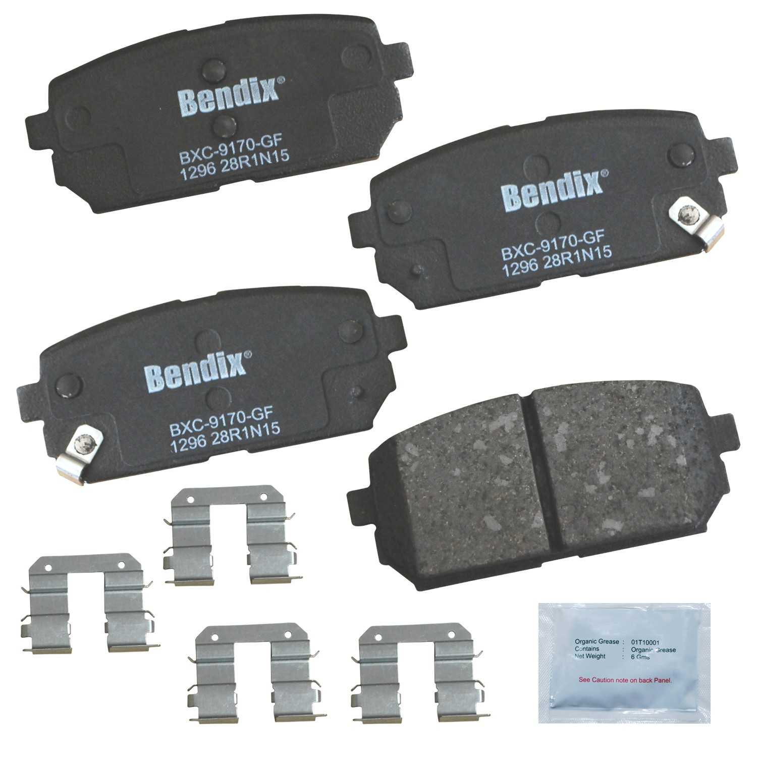 BENDIX PREMIUM COPPER FREE Disc Brake Pad Set CFC1296