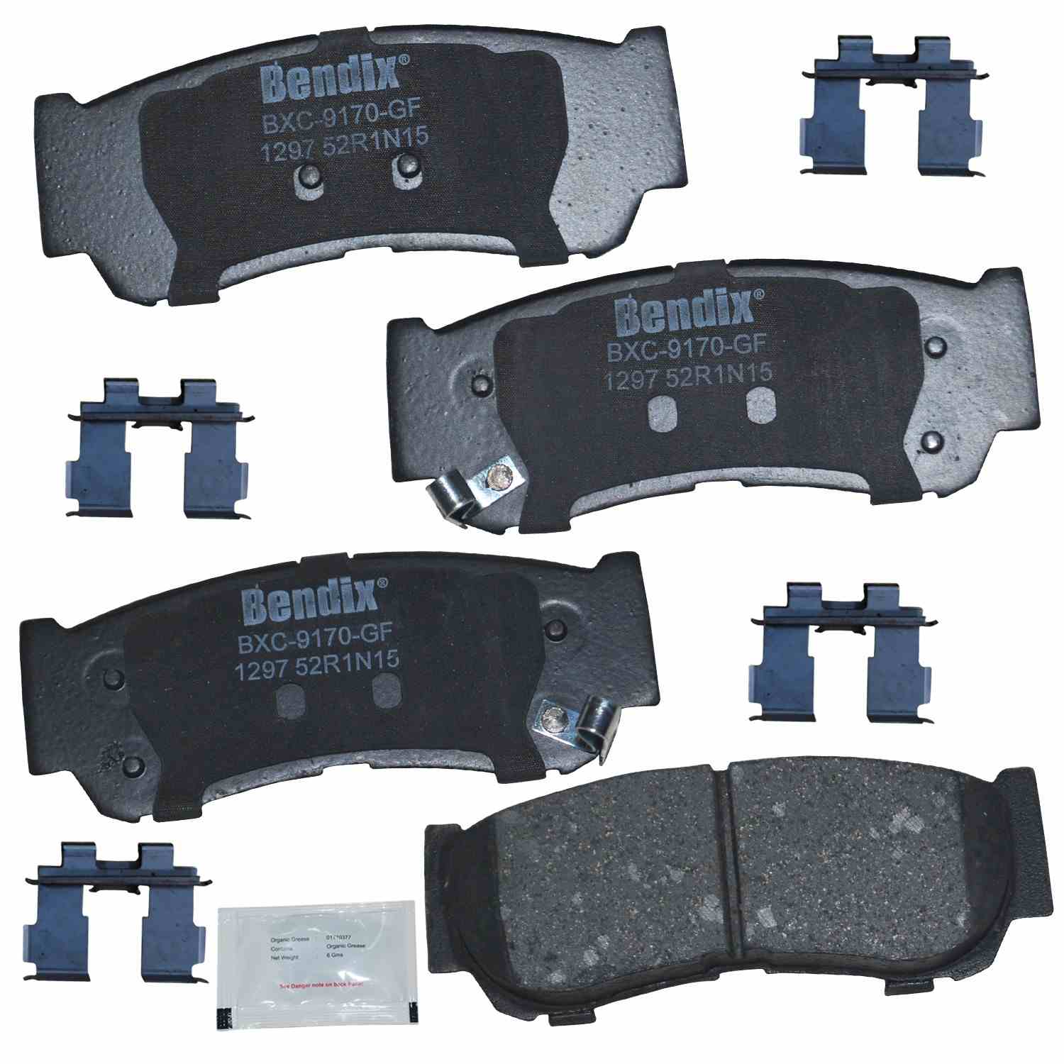 BENDIX PREMIUM COPPER FREE Disc Brake Pad Set CFC1297