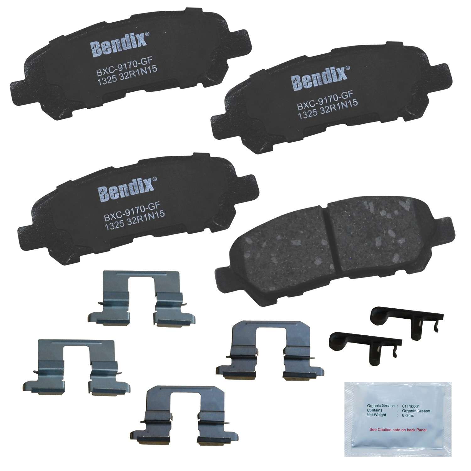 BENDIX PREMIUM COPPER FREE Disc Brake Pad Set CFC1325