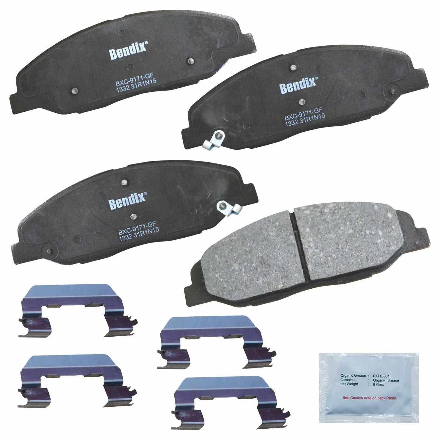 BENDIX PREMIUM COPPER FREE Disc Brake Pad Set CFC1332