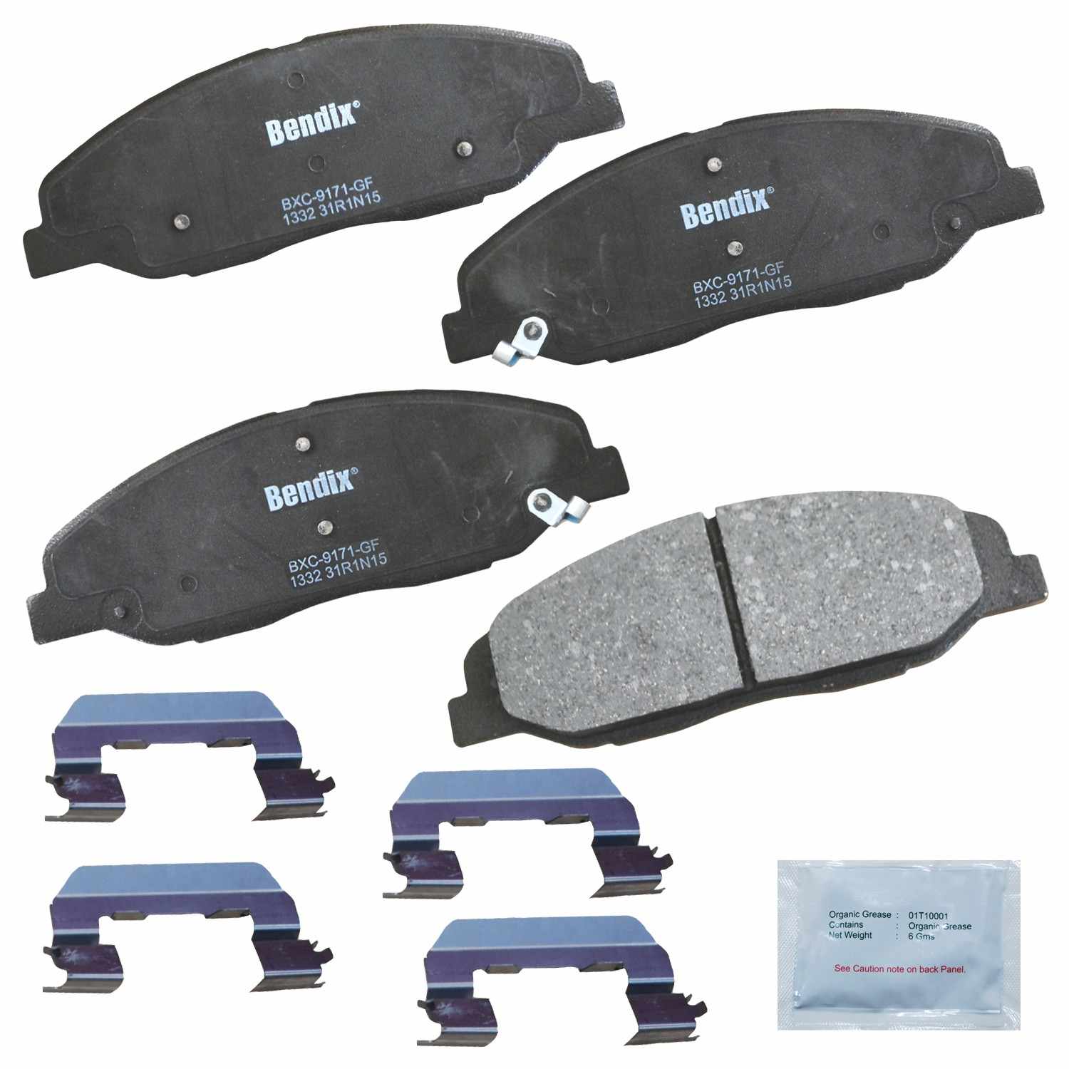 BENDIX PREMIUM COPPER FREE Disc Brake Pad Set CFC1332