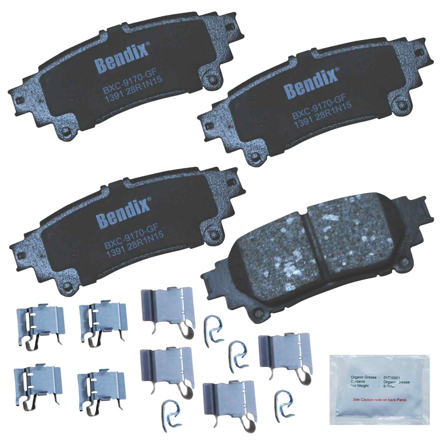 BENDIX PREMIUM COPPER FREE Disc Brake Pad Set CFC1391