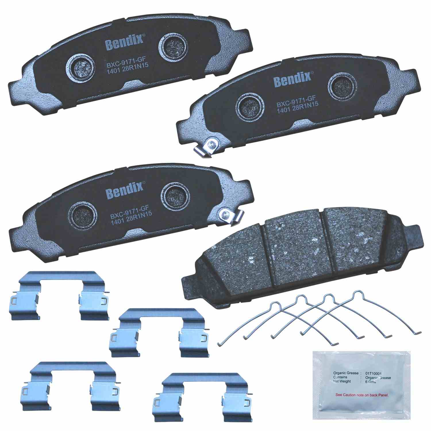 BENDIX PREMIUM COPPER FREE Disc Brake Pad Set CFC1401