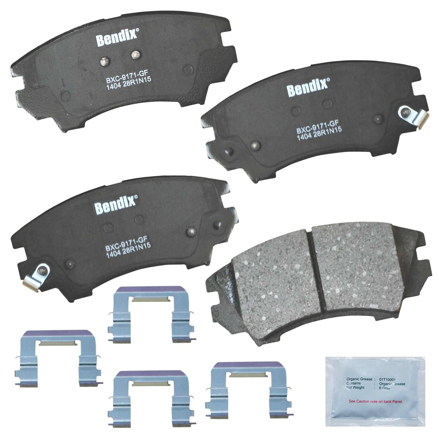 BENDIX PREMIUM COPPER FREE Disc Brake Pad Set CFC1404