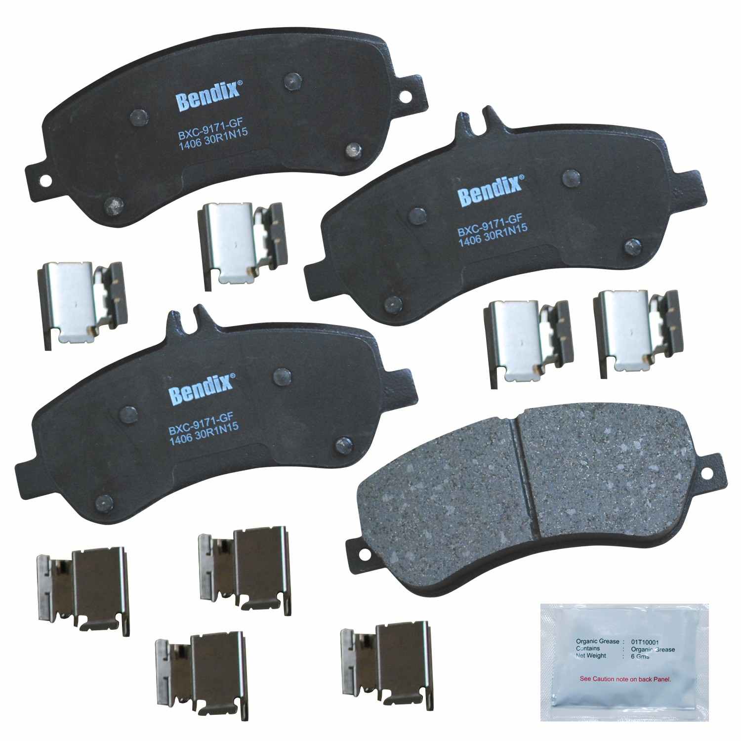 BENDIX PREMIUM COPPER FREE Disc Brake Pad Set CFC1406