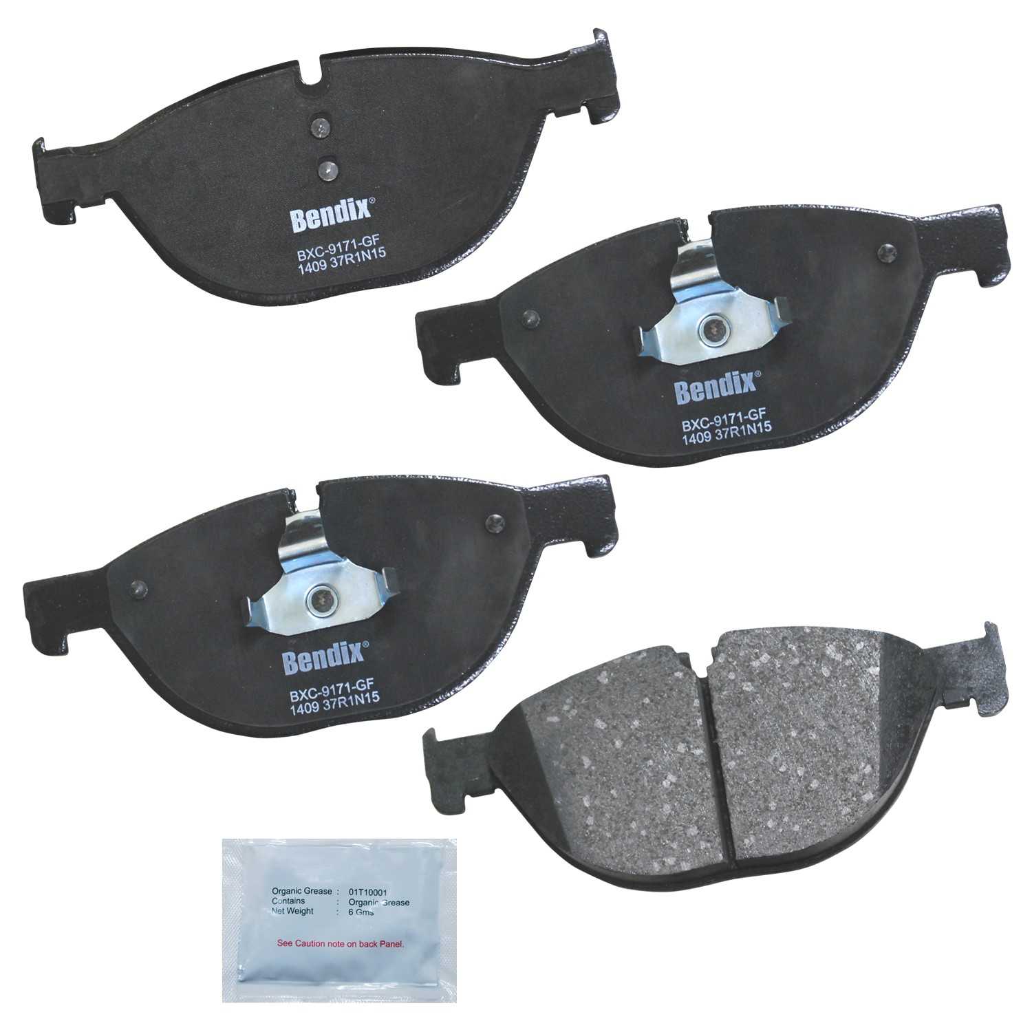 BENDIX PREMIUM COPPER FREE Disc Brake Pad Set CFC1409