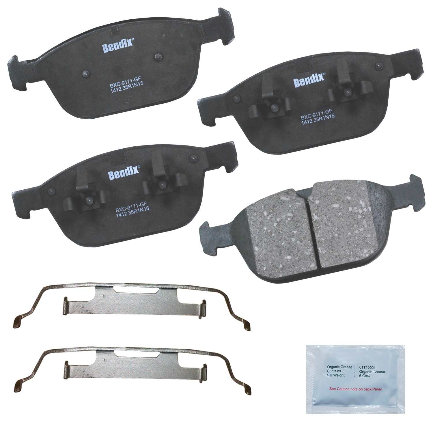 BENDIX PREMIUM COPPER FREE Disc Brake Pad Set CFC1412