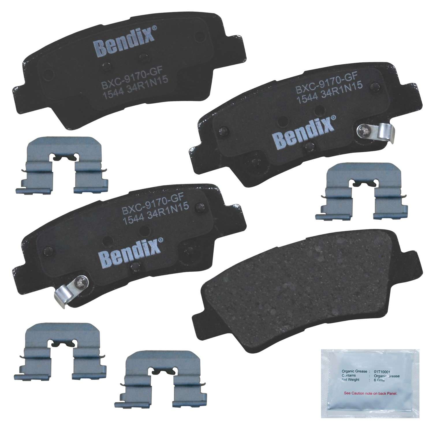 BENDIX PREMIUM COPPER FREE Disc Brake Pad Set CFC1544