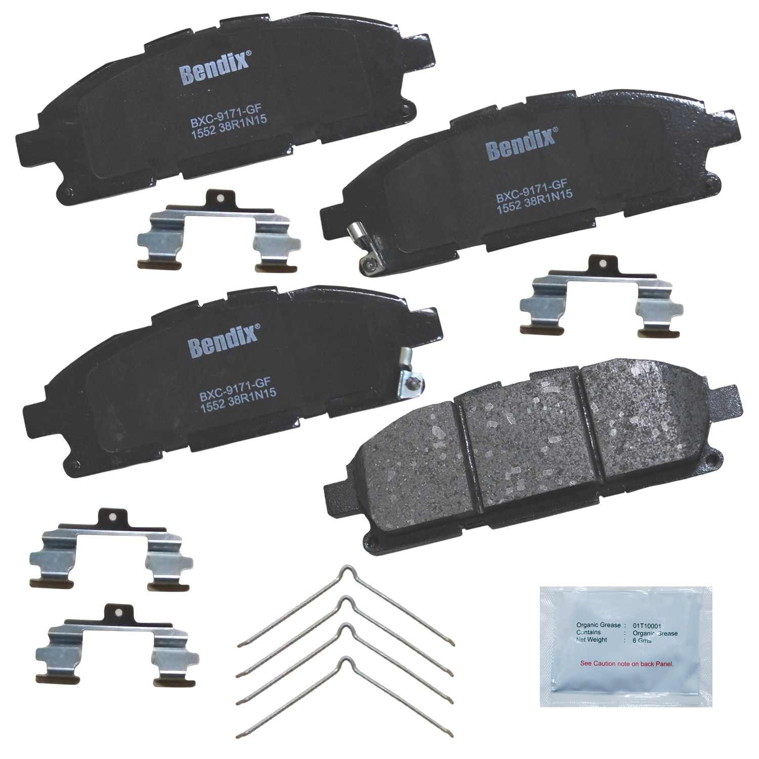 BENDIX PREMIUM COPPER FREE Disc Brake Pad Set CFC1552