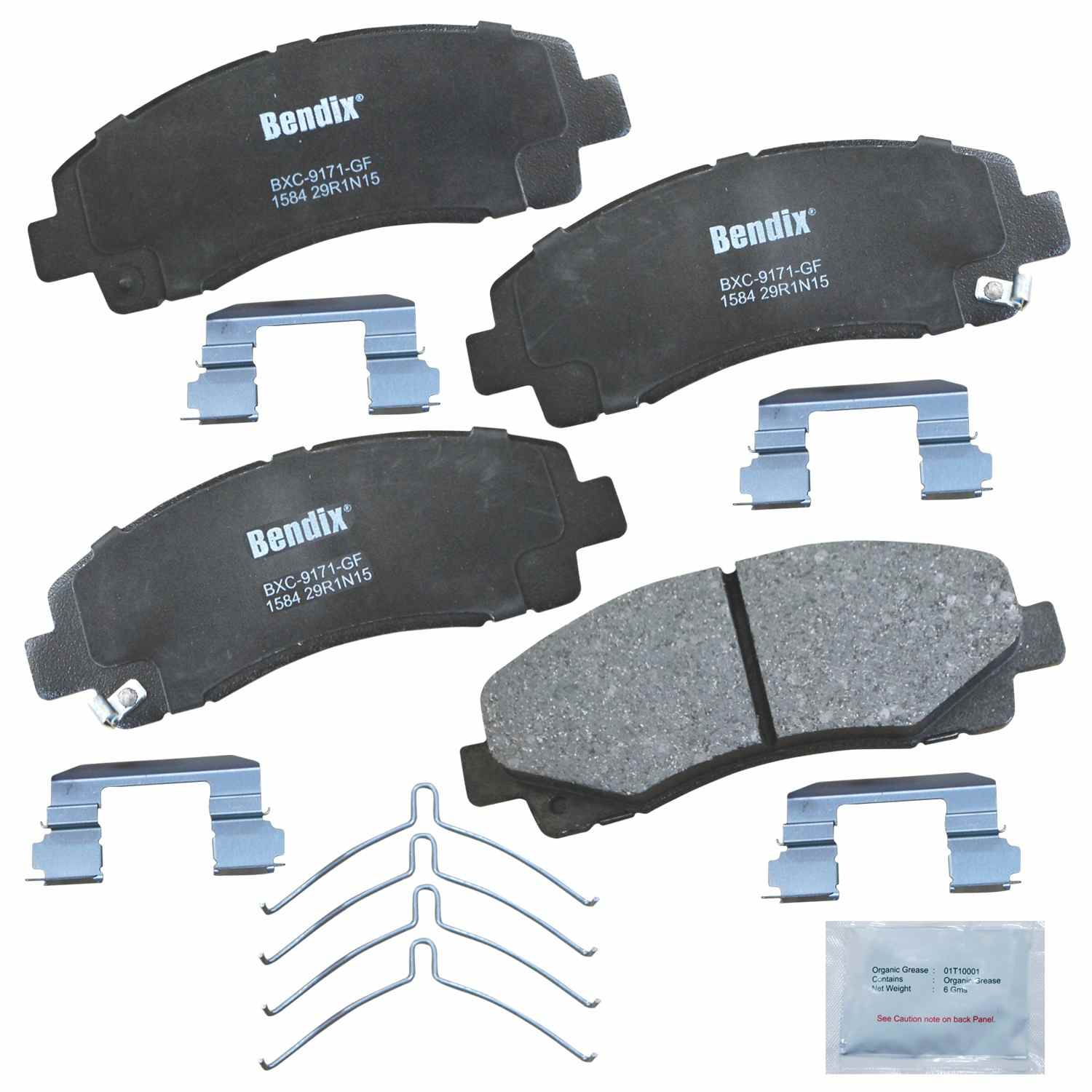 BENDIX PREMIUM COPPER FREE Disc Brake Pad Set CFC1584