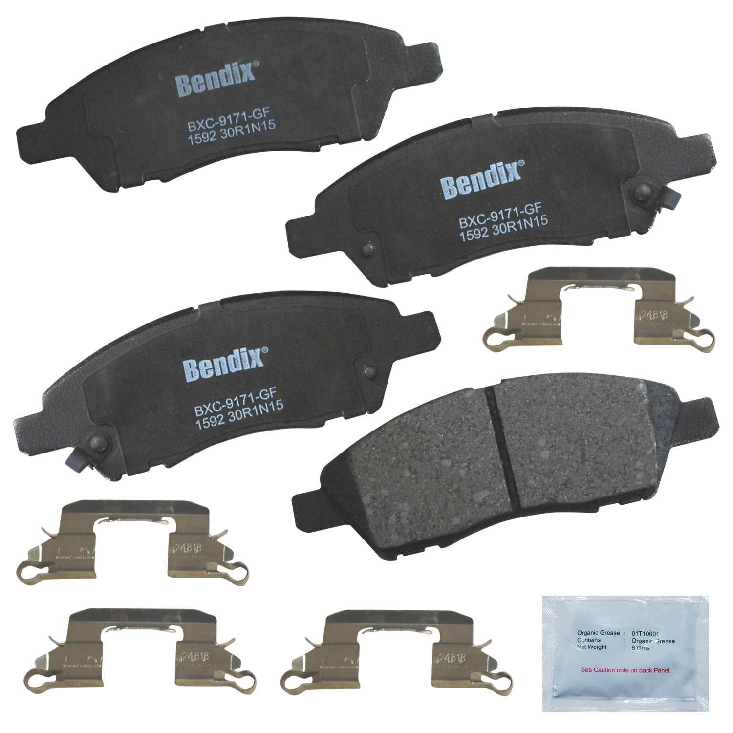 BENDIX PREMIUM COPPER FREE Disc Brake Pad Set CFC1592