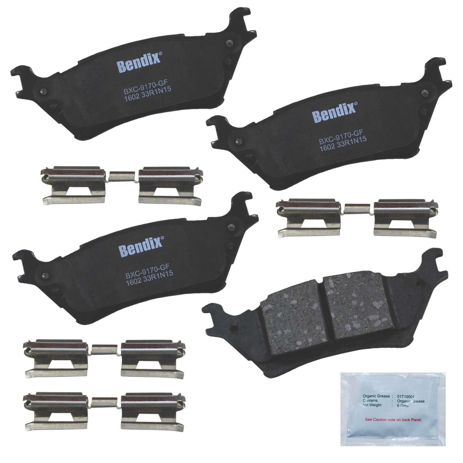 BENDIX PREMIUM COPPER FREE Disc Brake Pad Set CFC1602