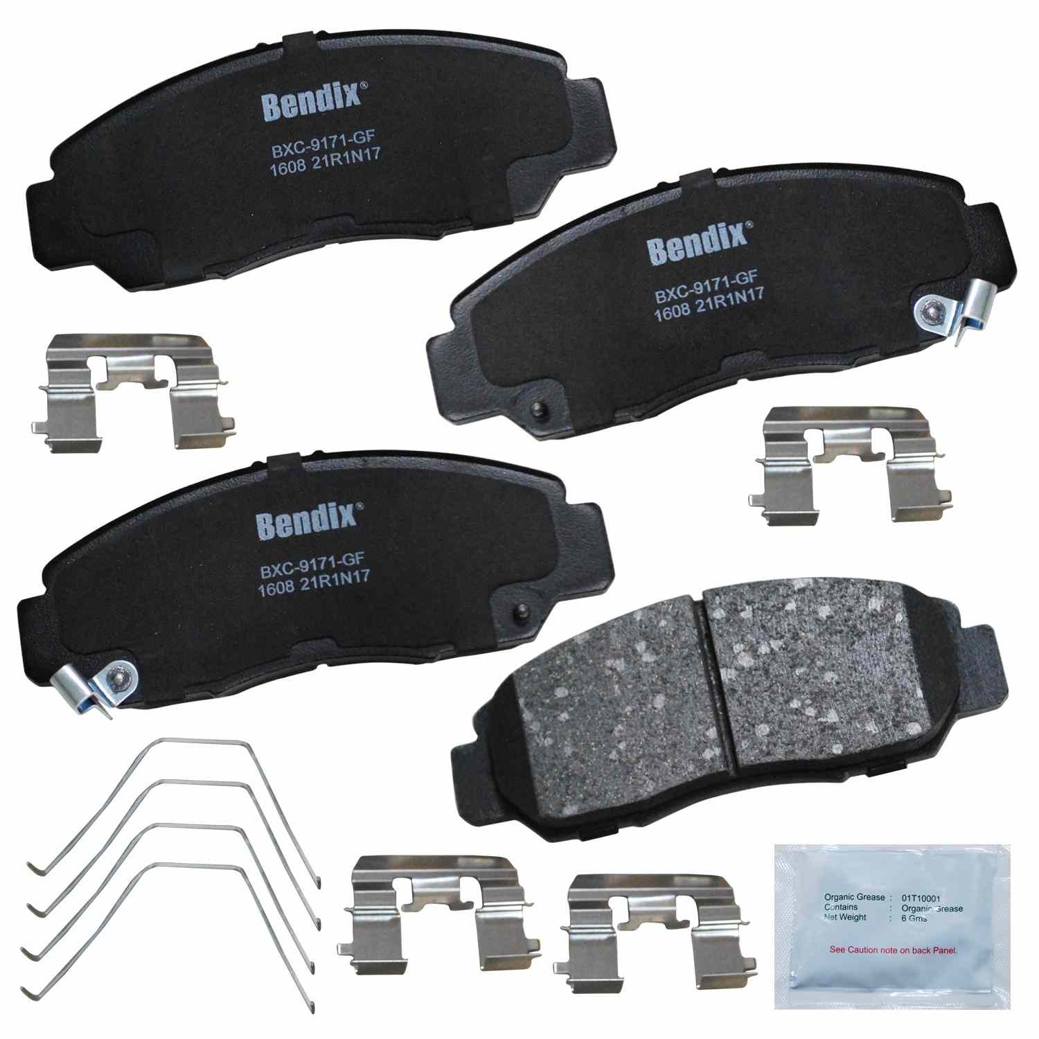 BENDIX PREMIUM COPPER FREE Disc Brake Pad Set CFC1608