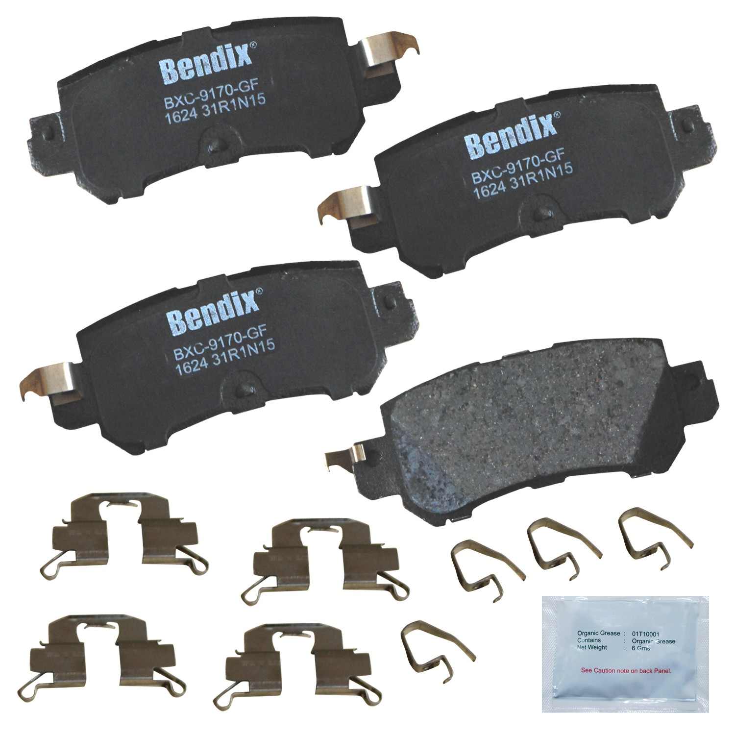 BENDIX PREMIUM COPPER FREE Disc Brake Pad Set CFC1624