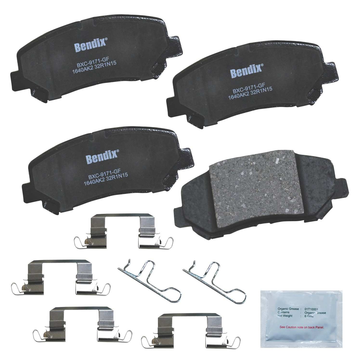 BENDIX PREMIUM COPPER FREE Disc Brake Pad Set CFC1640AK2