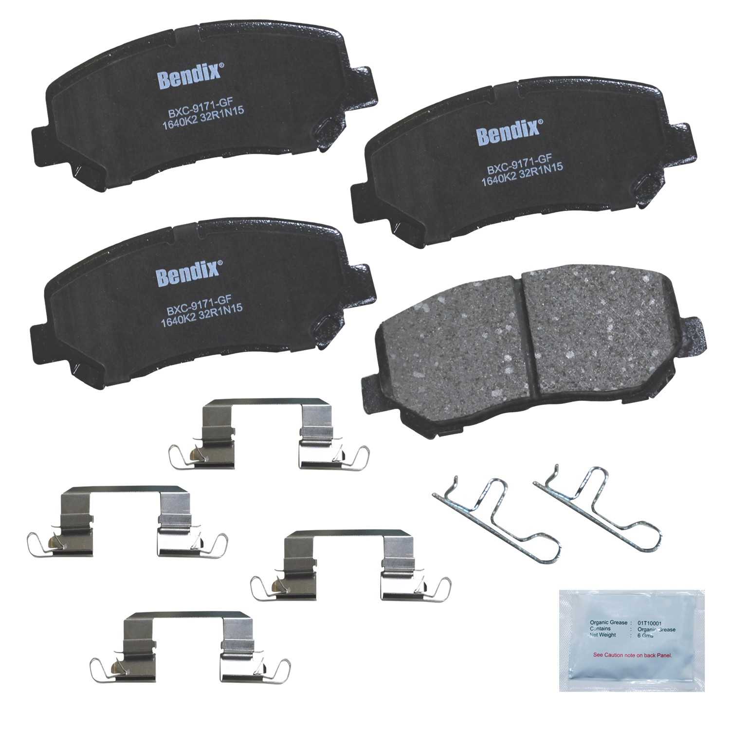 BENDIX PREMIUM COPPER FREE Disc Brake Pad Set CFC1640K2