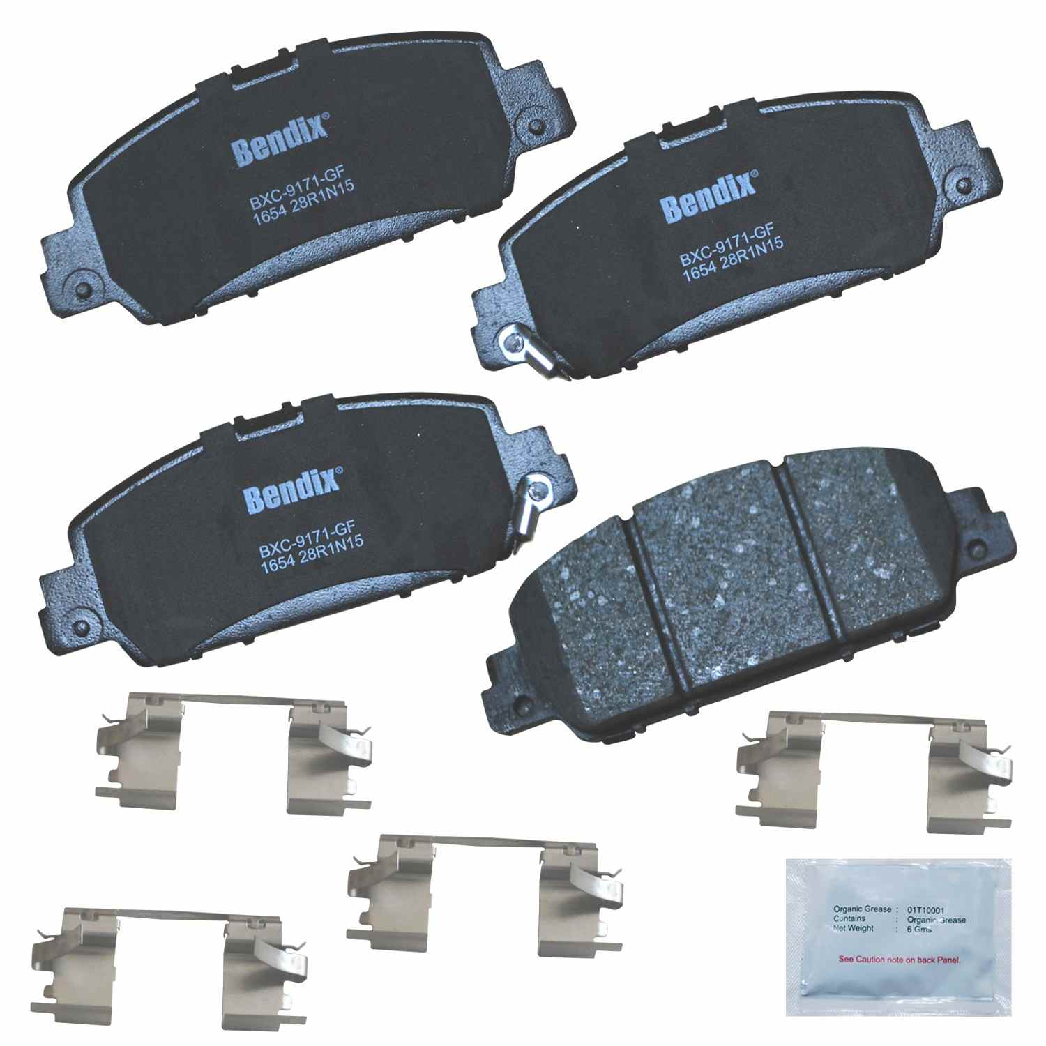 BENDIX PREMIUM COPPER FREE Disc Brake Pad Set CFC1654