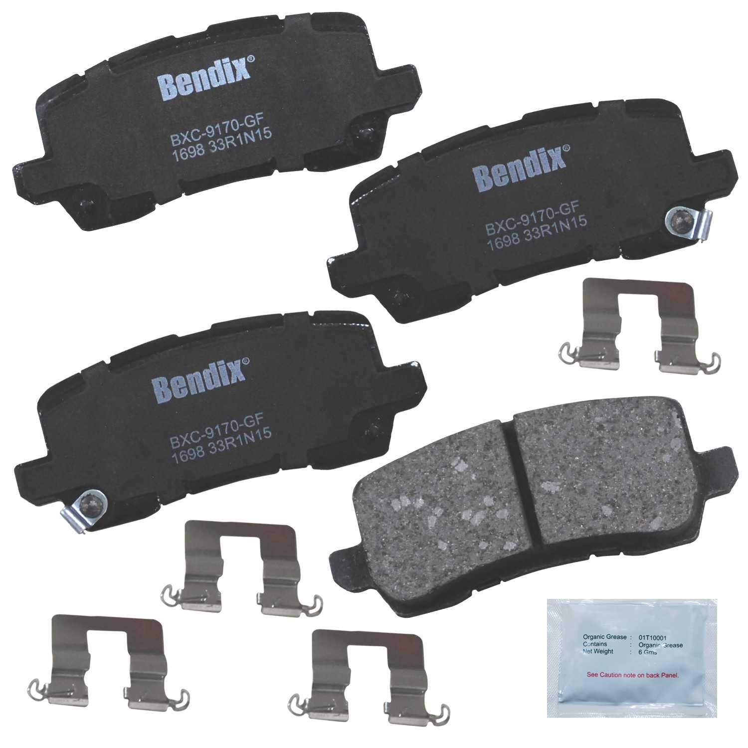 BENDIX PREMIUM COPPER FREE Disc Brake Pad Set CFC1698