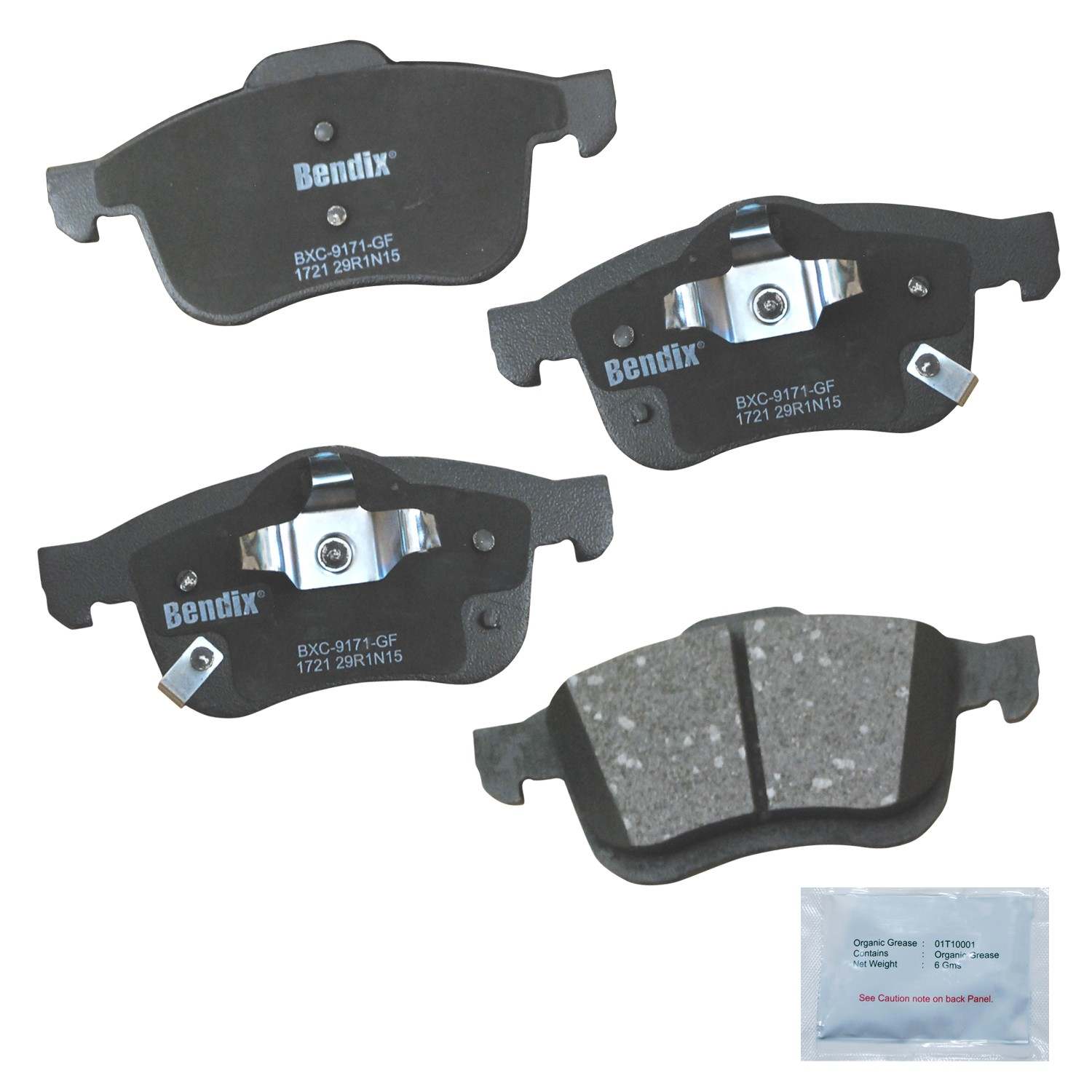 BENDIX PREMIUM COPPER FREE Disc Brake Pad Set CFC1721