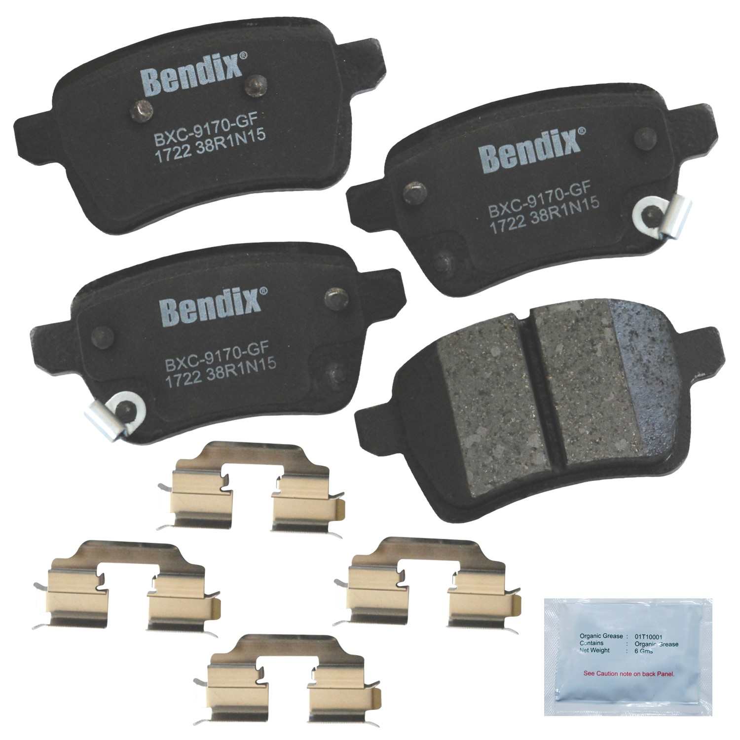 BENDIX PREMIUM COPPER FREE Disc Brake Pad Set CFC1722