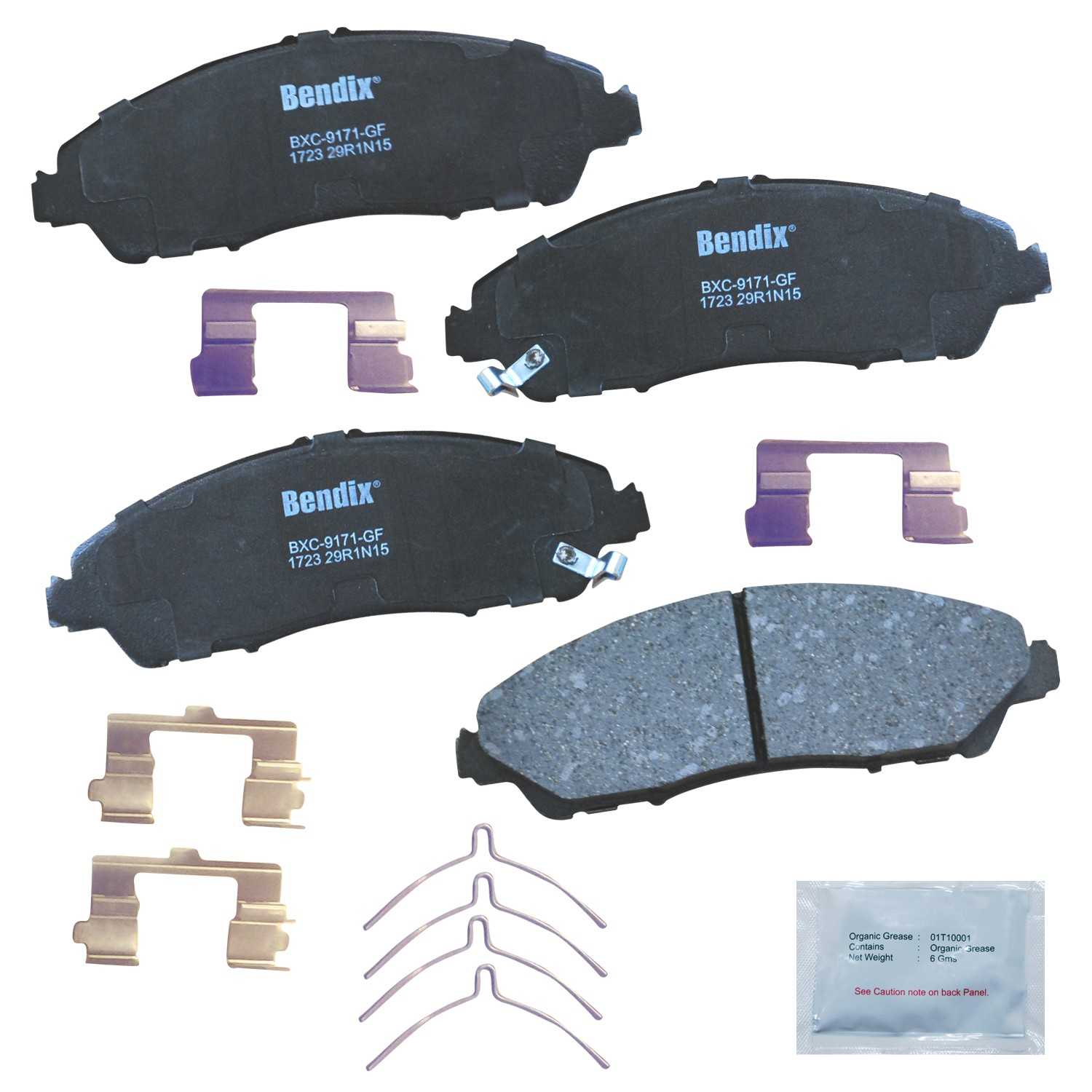 BENDIX PREMIUM COPPER FREE Disc Brake Pad Set CFC1723