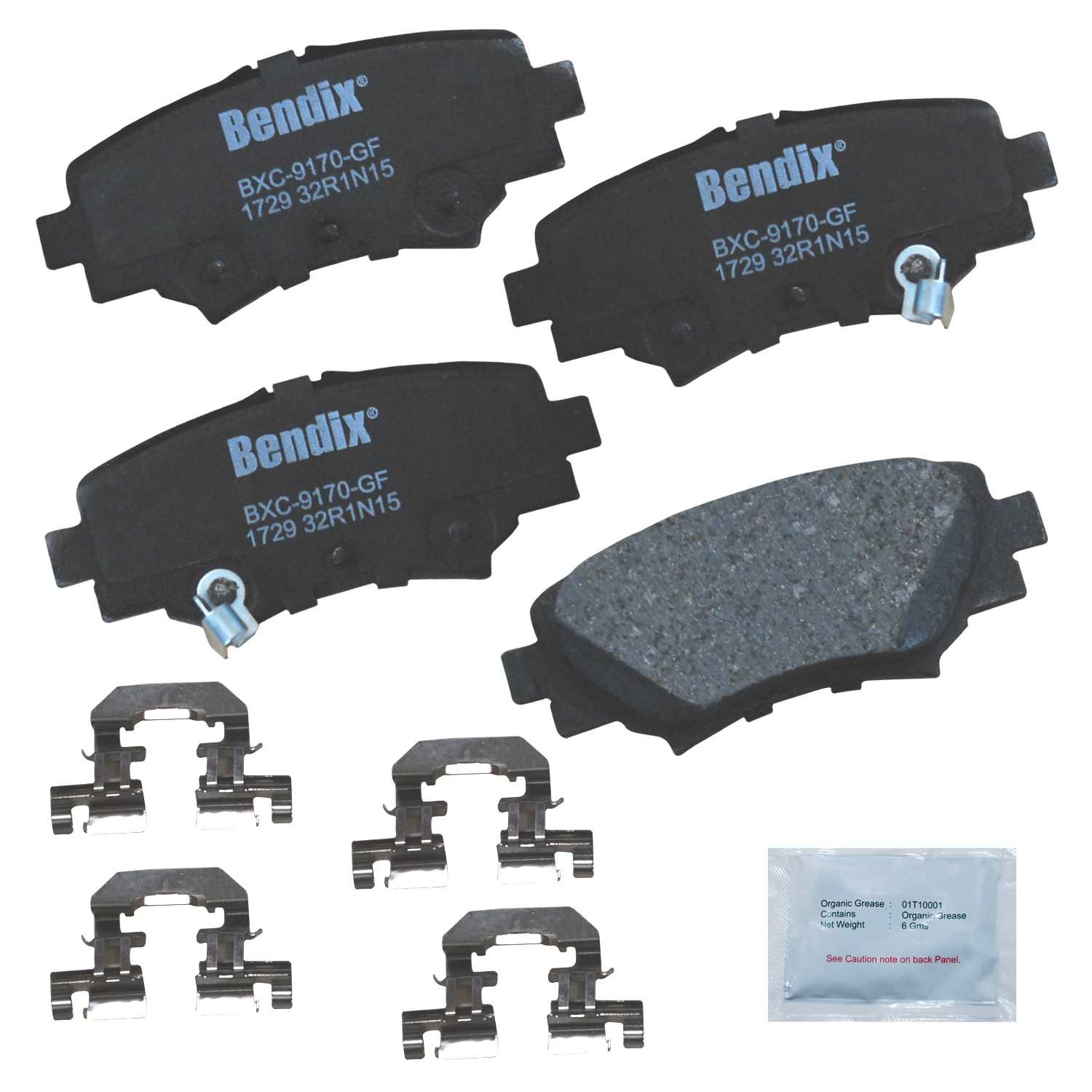 BENDIX PREMIUM COPPER FREE Disc Brake Pad Set CFC1729